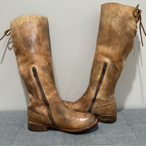 BEDSTU Manchester Tall Brown Leather Knee-High Boots - Picture 11 of 16